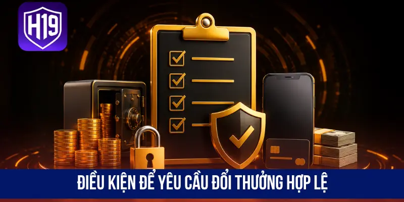 Điều kiện để yêu cầu đổi thưởng hợp lệ